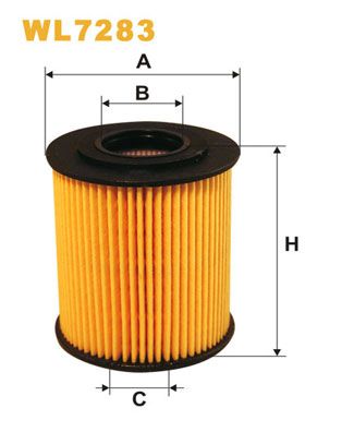 WIX FILTERS alyvos filtras WL7283